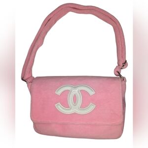 CHANEL Precision VIP Bag in Pink Fleece Crossbody/Shoulder Bag
